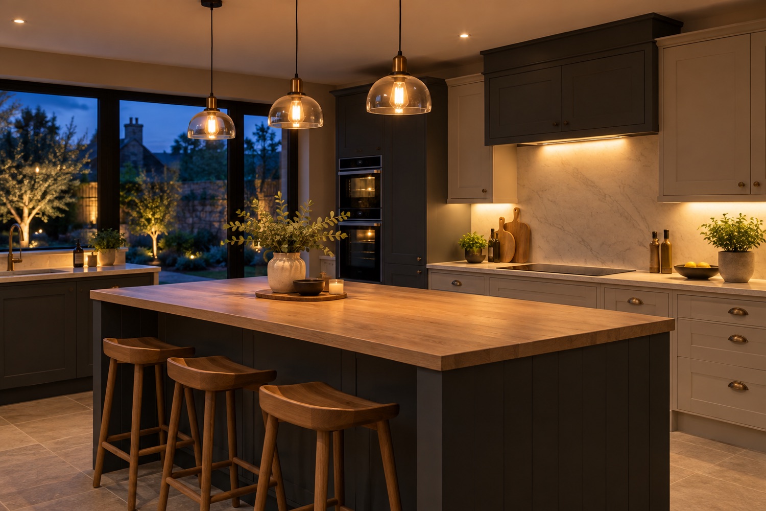 AI-generated kitchen renovation concept