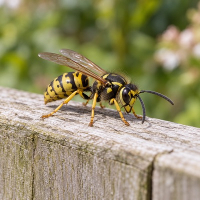 AI-generated reference image of a wasp
